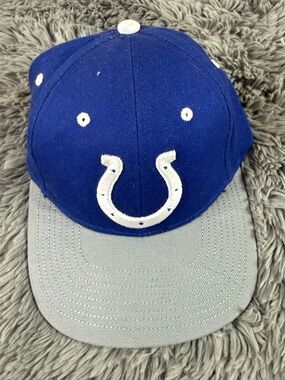Hooey Indianapolis Colts Snapback Hat Blue Gray Horseshoe 105 150 Cap